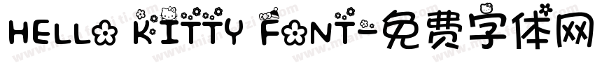 HELLO KITTY FONT字体转换